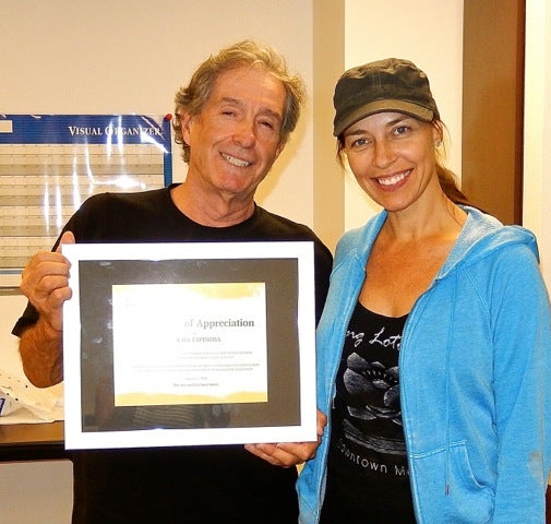 Joe Corcoran and Micha Espinosa