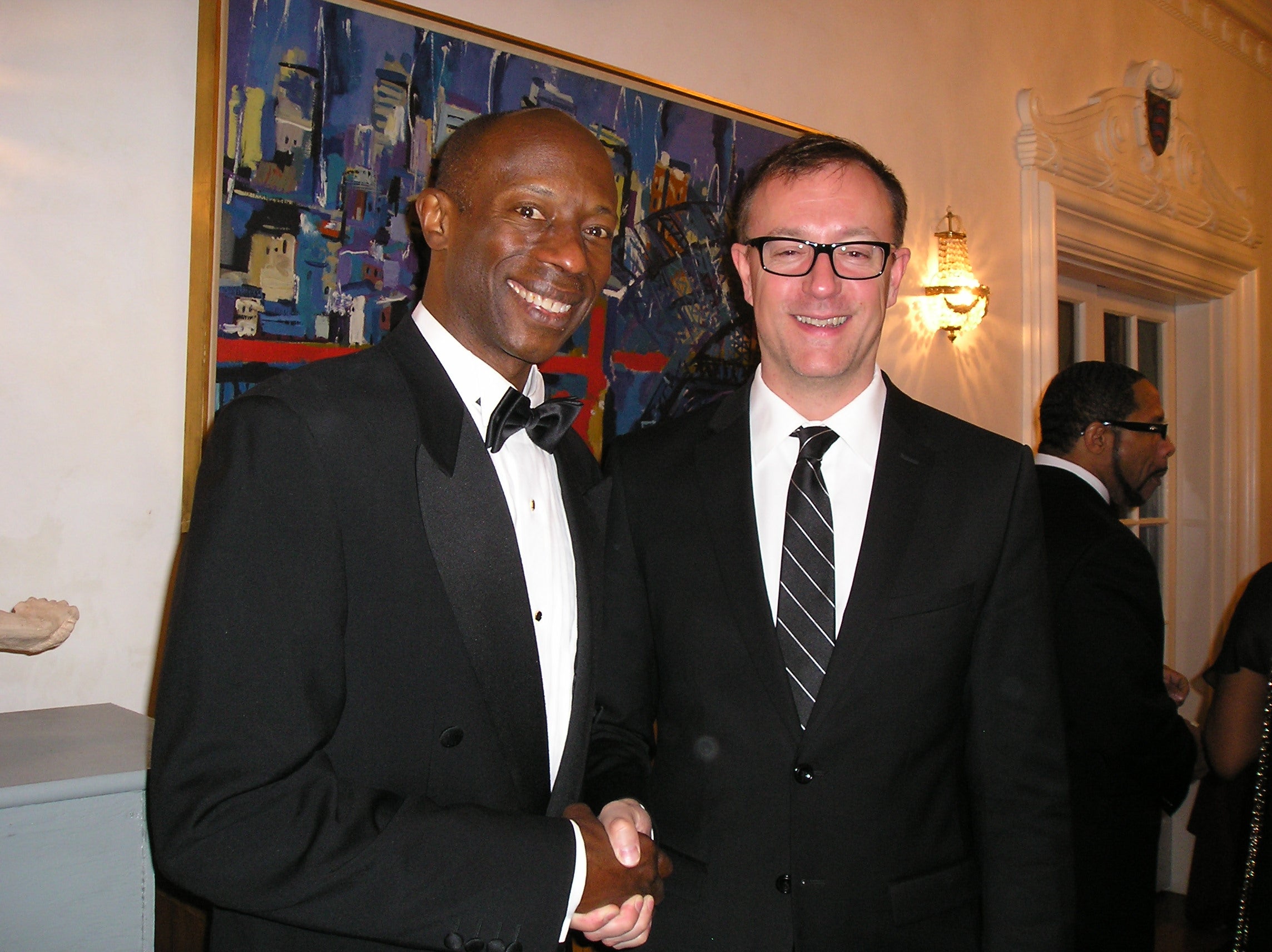 Bruce McBarnette, Esq. and Mario Skunca, Deputy Chief of Mission of the Embassy of Croatia.  