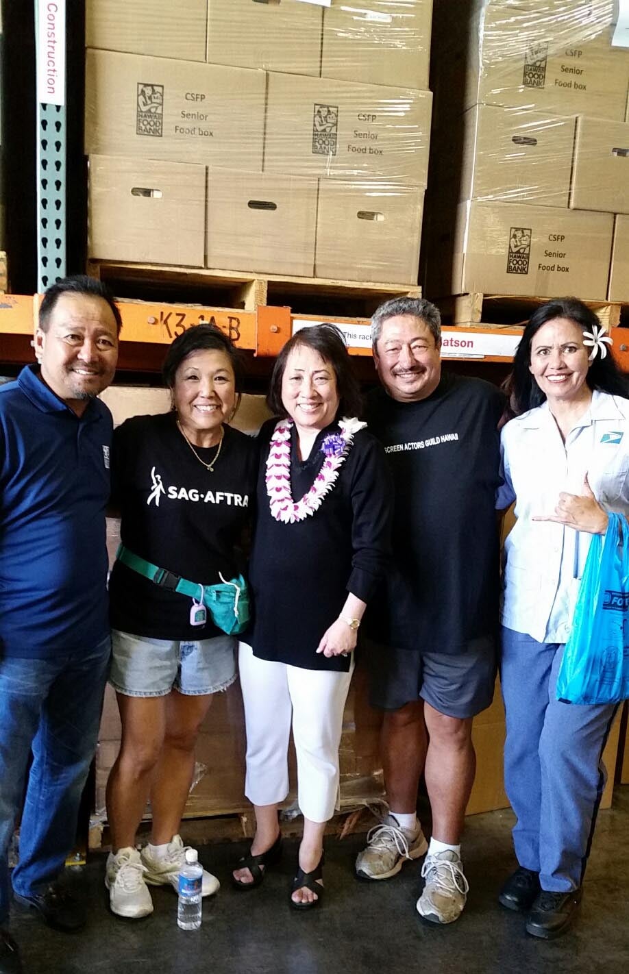 Leanne Teves with Rep. Colleen Hanabusa