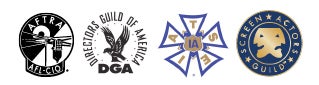 AFTRA-DGA-IATSE-SAG Logos