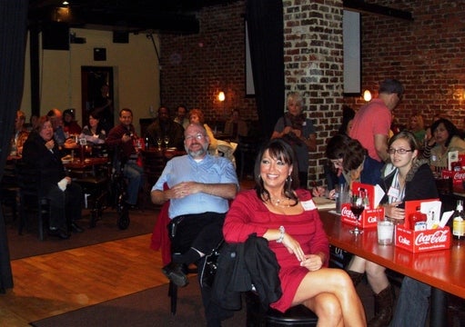 The crowd gathered at the Dilworth Neighborhood Grille to learn about SAG-AFTRA
