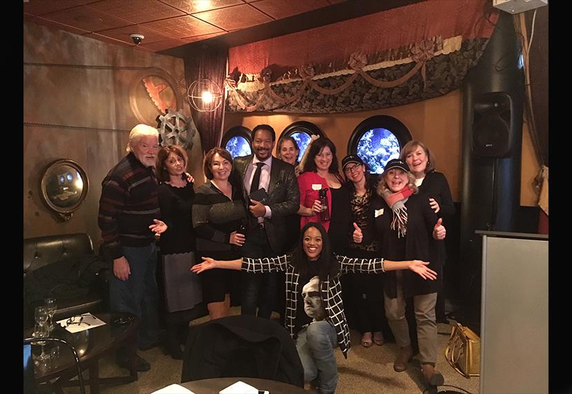 Foto grupal de miembros del sindicato con sede en Columbus.