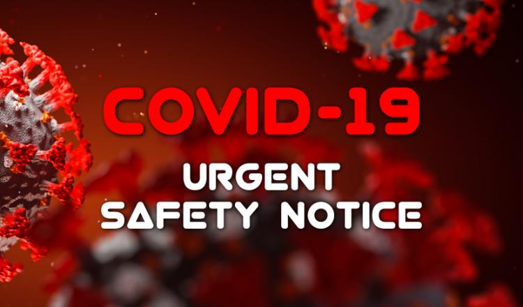 Aviso de seguridad COVID-19