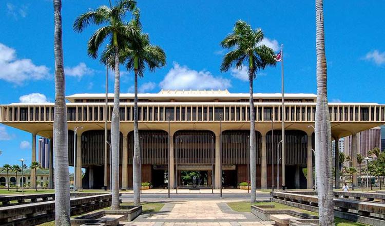 Imagen del Capitolio del Estado de Hawái