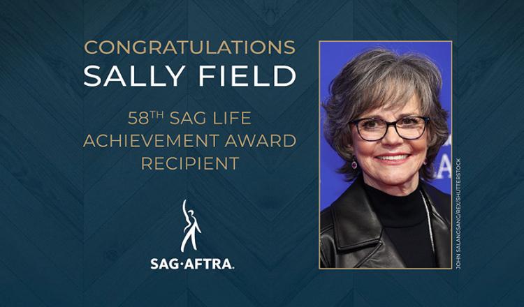 Sally Field, homenajeada por el 58.º logro en vivo