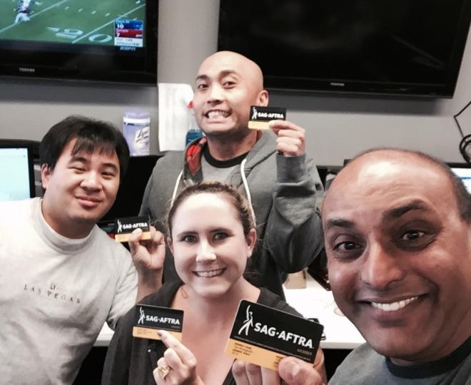 Ted Asregadoo, John Raposas, Andrea Winkler y John Woo