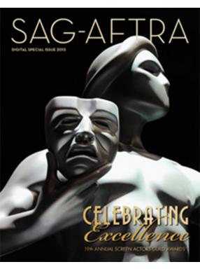 Revista SAG-AFTRA Edición especial 2013 Portada