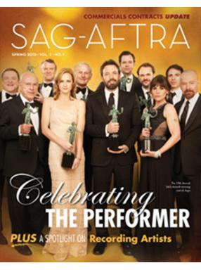 Revista SAG-AFTRA Primavera 2013 Portada