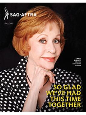 SAG-AFTRA Magazine Otoño 2015 Portada