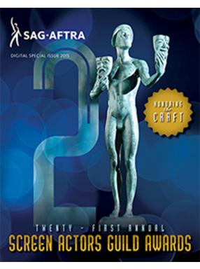 Revista SAG-AFTRA Edición especial 2015 Portada