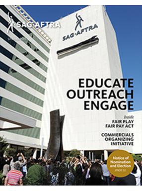 SAG-AFTRA Magazine Spring 2015 Número de portada