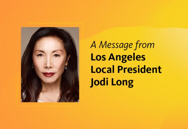 Un mensaje de la presidenta local de Los Ángeles, Jodi Long
