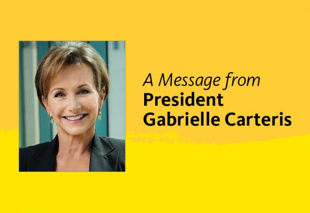Un mensaje de la presidenta Gabrielle Carteris