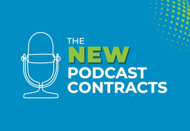 La publicación de noticias del nuevo contrato de podcast
