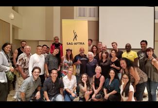 National Board member Scott Rogers joins members and pre-members at his July Conservatory class Acting for the Camera.