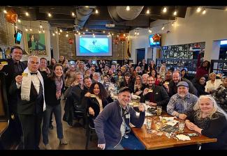 Members enjoyed a celebratory evening at their local SAG Awards viewing party at Zucca Bar & Pizzeria. Photo by Noel Reitz
