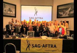 Members gather for the group photo at the Miami Local Annual Membership Meeting.