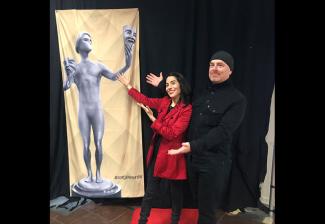 SAG-AFTRA SF-NorCal member Scott Ragle and his partner share the red carpet with The Actor®.
