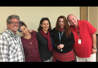 The TTWN Los Angeles Team, from left, Jeff Baugh, Kelly Jones, Sabina Mora-Miller, Liza Lake and Richard Smith 