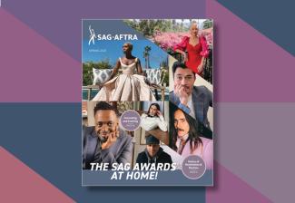 Portada de la edición de primavera de 2021 de la revista 'SAG-AFTRA'