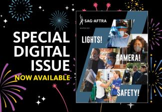 The 'SAG-AFTRA' Winter 2021 cover