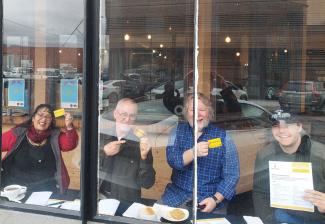Members at the Coffee Connection
