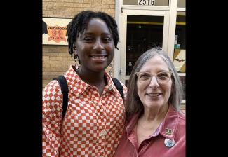 Ambriehl Turrentine and Nancy Flanagan