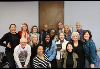 Houston-Austin Local members after MediaTech’s seminar on commercial work and advertising on Feb. 9.