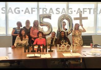 From left, members Janet Carabelli, Amy Fox, Ree Fritz, Karen Donohue, Ellen Wacher, David Corey, Carol Bailey, Karen Leonard and Laurel Levey.