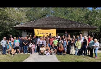 Members, family and friends at the Miami Local’s annual Presidents Day picnic.