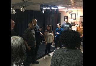 Members listen in for Goteri’s instructions. (Photo by Eric Wydra)