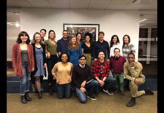 Attendees with David Bellantoni at the workshop.
