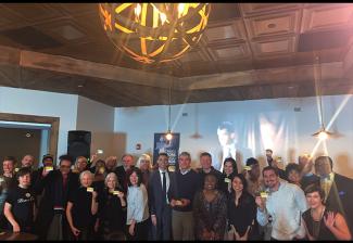 Pittsburgh members at the Foundry for the Pittsburgh SAG Awards viewing party. 