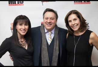 Washington-Mid Atlantic Local President Lance Lewman, center, poses with members Gina Grinkemeyer and Anita Moore. Photo by Ashton Pilkerton/Pilkerton Photography