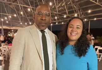 New York Local President Ezra Knight and NYC Council member Carmen De La Rosa