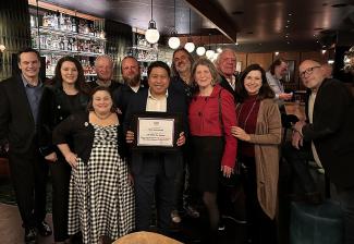 Photo: From left, Bill Mootos, Megan Carroll, Ellen Stoolmacher, Tom Kemp, Ben Shallop, Vihann Kong, Rick Dumont, Dale Appel, Jamie MacDonald, Michele Proude and George Vezina.