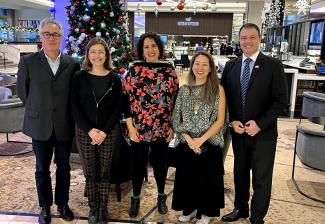 Local staff met with members of the Chilean delegation to the Asia-Pacific Economic Cooperation Summit