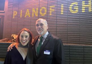 Lara Jean Mummert with Frank Gallo