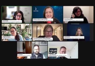 Unemployment webinar on Zoom