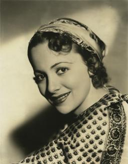 A 1930s headshot of Screen Actors Guild founding member Olivia de Havilland. 