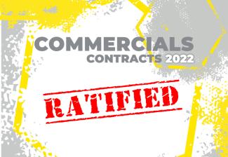 Hero image for 2022 Commercials Contracts Ratification