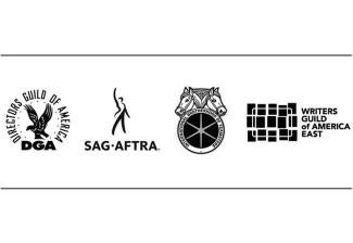 DGA, SAG-AFTRA, Teamsters and WGA logos