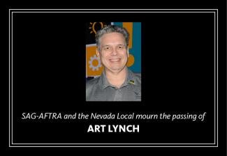 SAG-AFTRA and the Nevada Local Mourn the Passing of Art Lynch