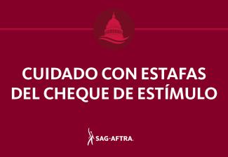 Cuidado con Estafas del Cheque de Estímulo