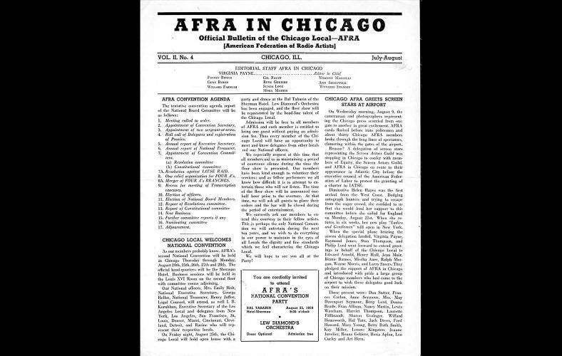1937: Chicago local July-August newsletter