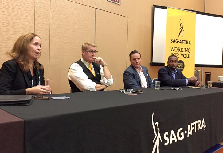 SAG-AFTRA hosted a panel discussion at the Excellence in Journalism conference in Baltimore in September.