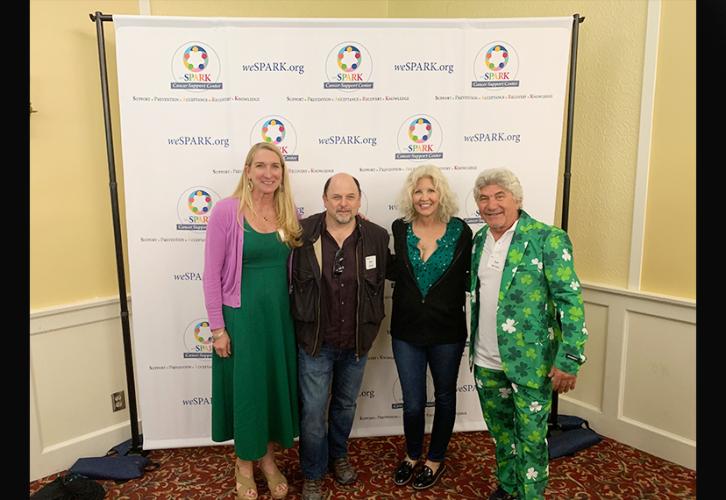 From left, SAG-AFTRA Secretary-Treasurer Jane Austin with Jason Alexander, Nancy Allen and former L.A. Local Board member Kurt Lott.