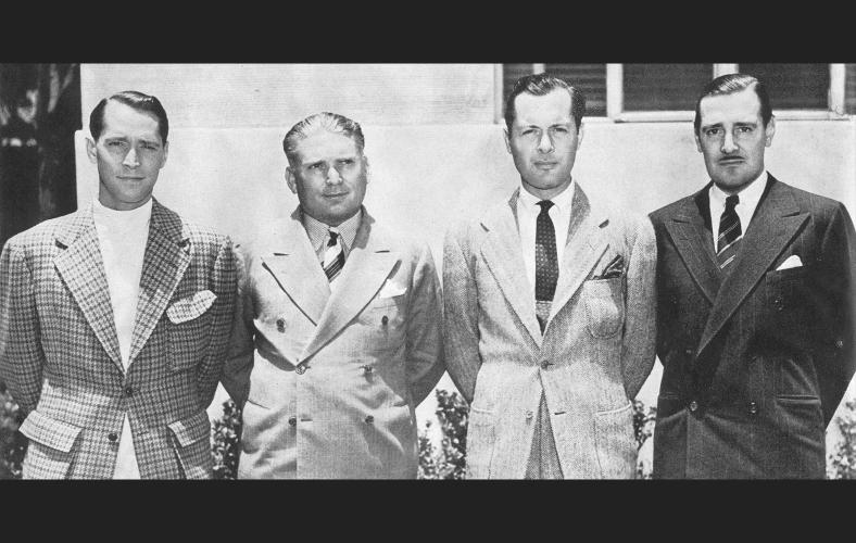 SAG recognized by studios, signs first contract. Negotiating Committee: Franchot Tone, Aubrey Blair, Robert Montgomery, Kenneth Thomson.