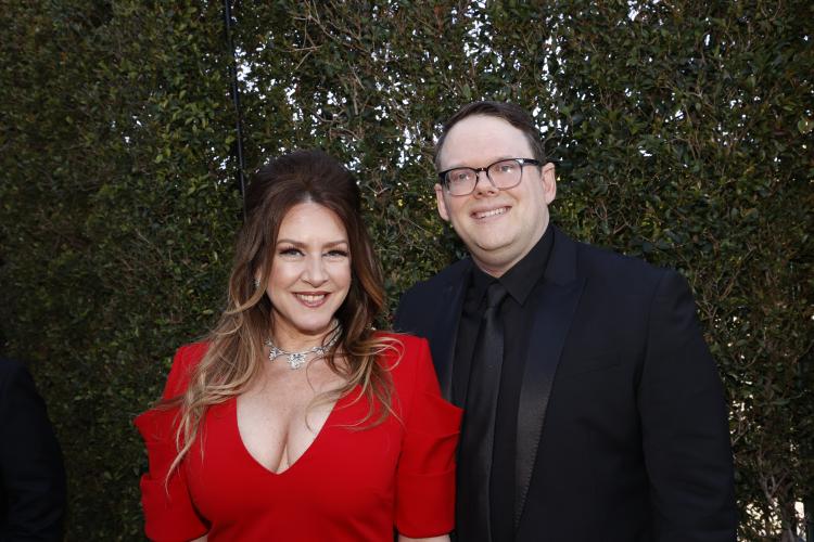 From left, SAG-AFTRA Secretary-Treasurer Joely Fisher and National Executive Director Duncan Crabtree-Ireland.