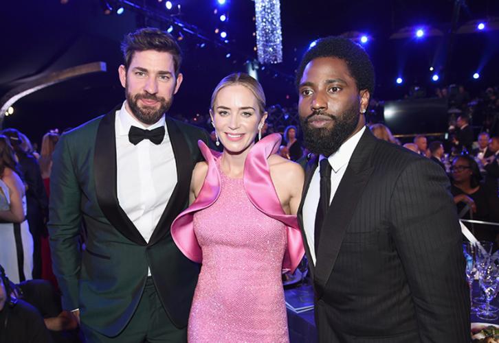 John Krasinski, Emily Blunt and John David Washington